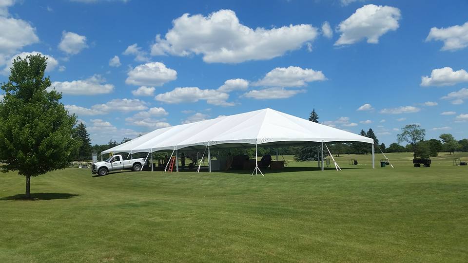 30 X 45 Frame Tent (Installed) - Rent-All Plaza of Kennesaw
